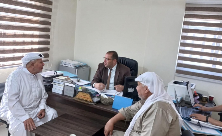 نيابة المؤسسات ومكافحة الفساد وجرائم الأموال تستقبل وفداً من لجان إصلاح منطقة الشيخ رضوان