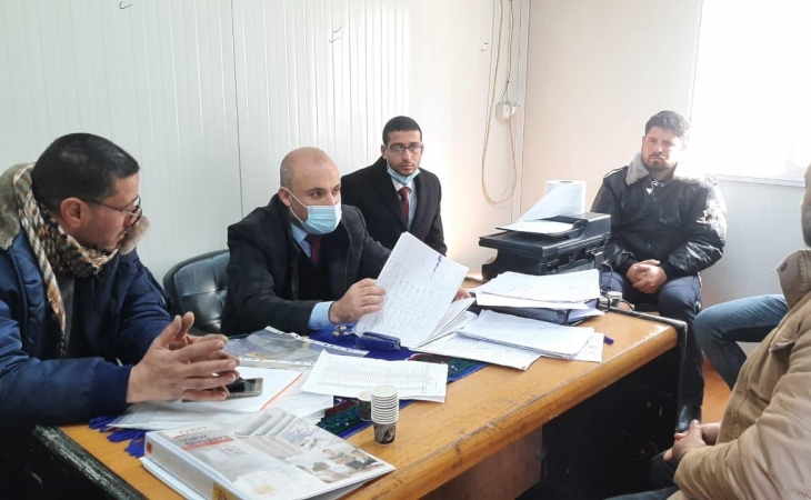 نيابة الوسطى وإدارة المباحث العامة بالمحافظة الوسطى تعقدان اجتماعاً مشتركاً لمناقشة بعض الظواهر الجُرمية