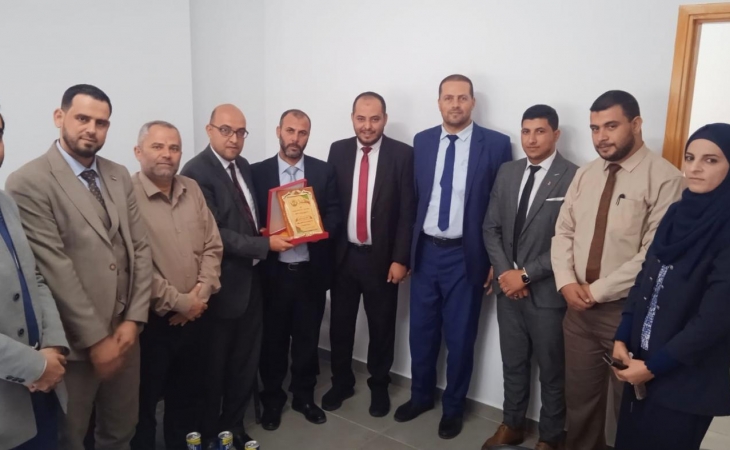 لتهنئتهم بالمنصب الجديد.. نيابة خانيونس الكلية تستقبل وفداً من الكتلة الإسلامية في نقابة المحامين بخانيونس