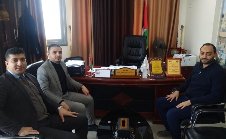 نيابة غزة الجزئية الأولى تعقد اجتماعاً مع الأدلة الجنائية وهندسة المتفجرات في محافظة غزة