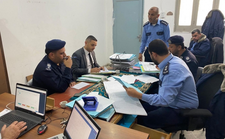 نيابة غزة الجزئية الدائرة الأولى تُجري جولة معايشة لمركز شرطة الشجاعية