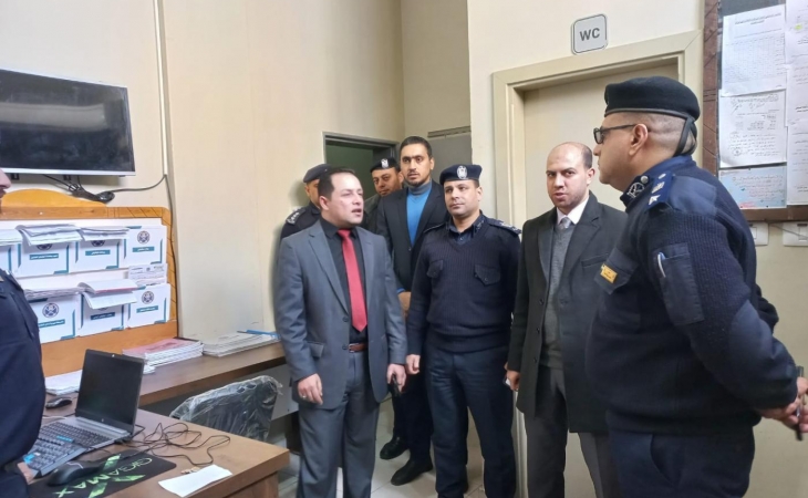 نيابة غزة الجزئية الثانية تُجري زيارة تفقدية لمركز شرطة الشيخ رضوان