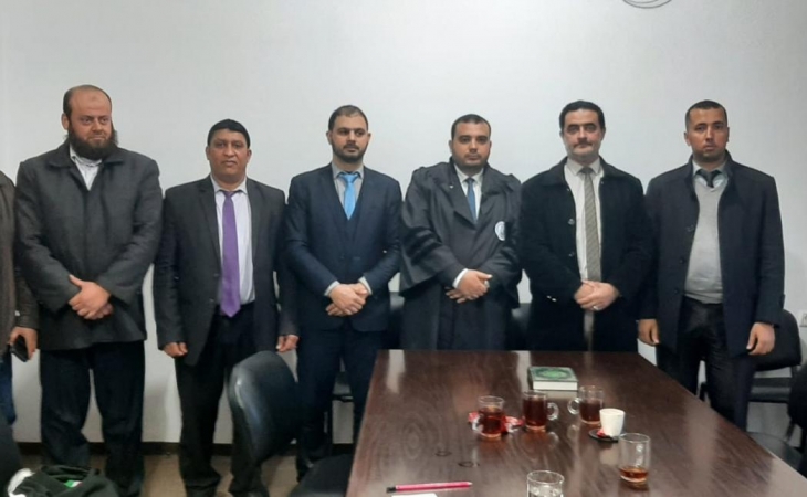 نيابة خانيونس الكلية تعقد اجتماعاً مع محكمة صلح خانيونس