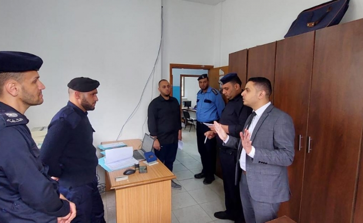 نيابة غزة الجزئية الأولى تُجري جولة معايشة لمكتب تحقيق مركز شرطة الزيتون