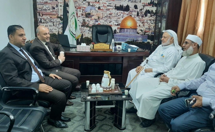 نيابة الوسطي الجزئية تستقبل نواب المجلس التشريعي الفلسطيني في محافظة الوسطي