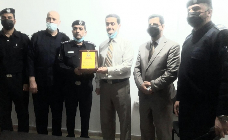 مجمع سرايا نيابة خانيونس تستقبل  محافظ خانيونس ومجلس قيادة الشرطة بالمحافظة