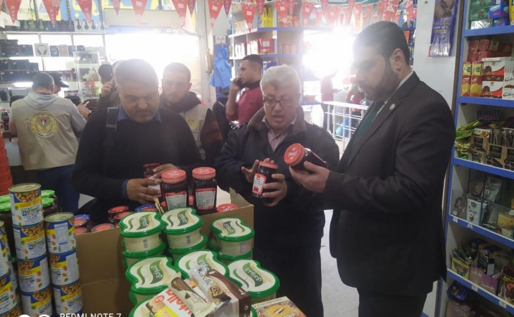نيابة الشمال الجزئية تجري جولة تفقدية وتفتيشية على بعض  المحال التجارية والمخابز والمولات والمكاتب في محافظة الشمال