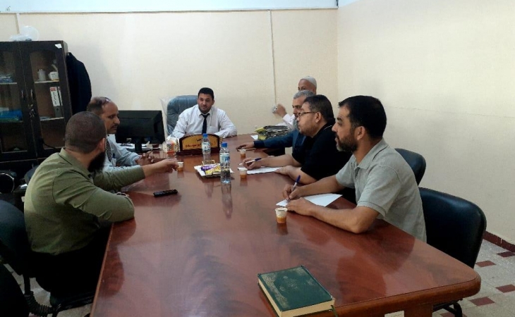 نيابة رفح الكلية ومحكمة صلح رفح تناقشان سبل التعاون المشترك  لتحقيق عدالة ناجزة