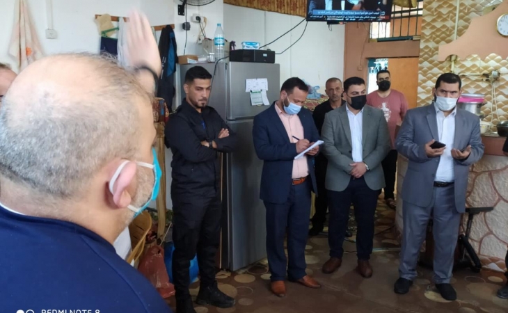 نيابة الاستئناف والنقض تجري زيارة تفقدية لسجن الكتيبة المركزي