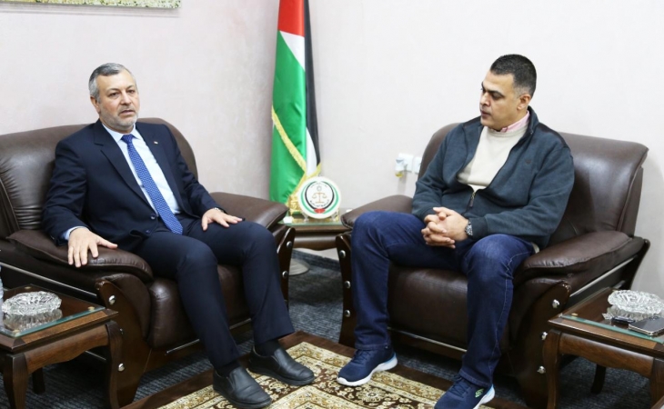 النائب العام يستقبل وفد الهيئة الفلسطينية للمطاعم والفنادق ويؤكد على دعم وتعزيز القطاع الخاص