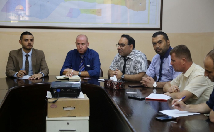 المكتب الفني يلتقي بنيابة غزة الدائرة الاولى للنهوض بجودة الأداء الفني ويشيد بسرعة انجازها لقضايا الرأي العام