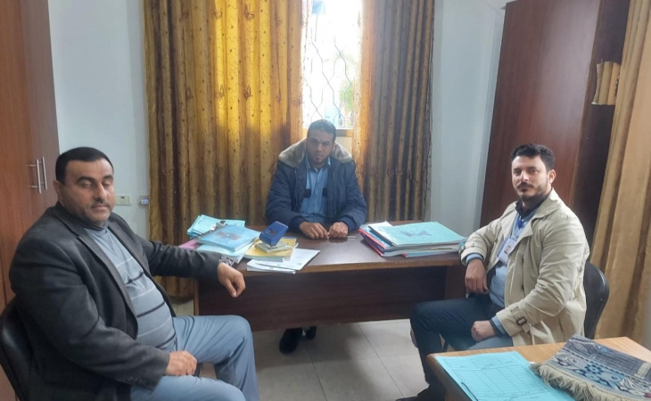  نيابة غزة الجزئية الدائرة الثالثة تجري زيارة لدوائر الأرشيف في مراكز الشرطة في محافظة غزة