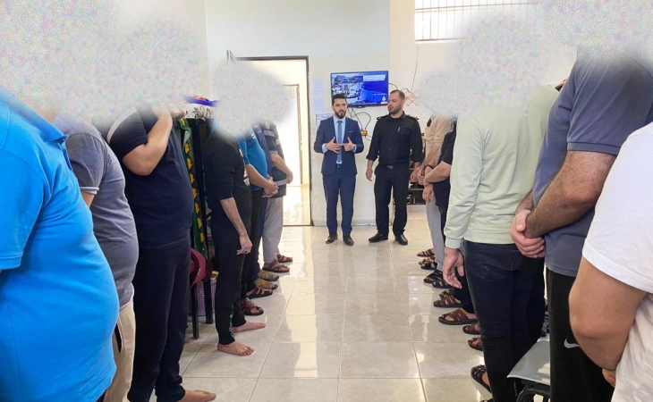 نيابة غزة الكلية تُجري جولة تفتيشية على سجنَي (طيبة والكتيبة) بغزة