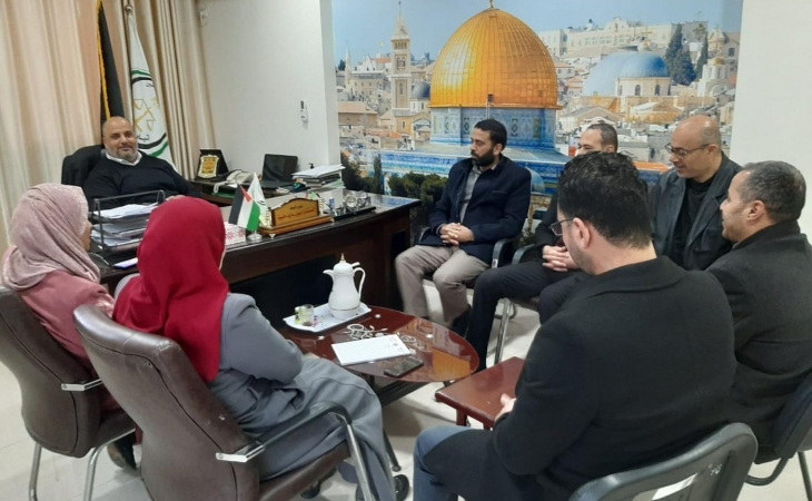 نيابة غزة الكلية تجتمع مع المساعدين القانونيين في النيابات الجزئية