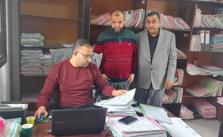 نيابة تنفيذ الأحكام الجزائية تواصل جولاتها  التفتيشية على النيابات الكلية في محافظات غزة ونيابة الأحداث وهيئة الجنايات الكبرى