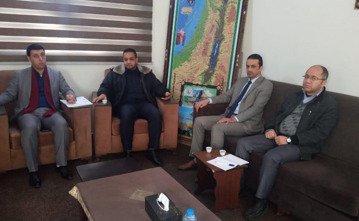 التفتيش القضائي ونيابة تنفيذ الاحكام ينفذان  جولات تفتيشية مشتركة على مراكز شرطة محافظة شمال غزة