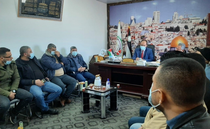 رئيس نيابة الوسطي ومدير المباحث العامة  بالمحافظة يؤكدان على  مكافحة الجرائم الالكترونية
