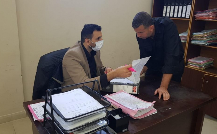 نيابة تنفيذ الاحكام تتفقد مركز تأهيل و اصلاح خانيونس المركزي 