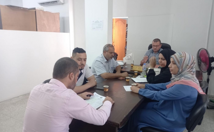 نيابة الوسطى الكلية تعقد لقاءً مع محكمتَيْ البداية والصلح