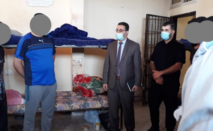 نيابة الوسطى الكلية تجري زيارة تفتيشية لمركز الإصلاح والتأهيل المركزي بالمحافظة