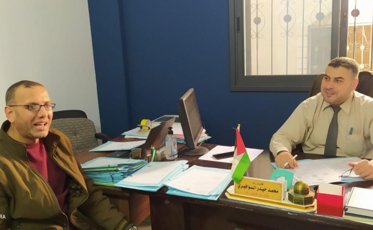  نيابة خانيونس الجزئية تلتقي بالمباحث العامة في المحافظة لبحث سبل التعاون المشترك
