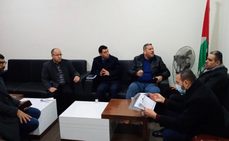 التفتيش القضائي بالنيابة العامة يعقد اجتماعاً مع مدير مؤسسة الربيع  للرعاية الاجتماعية