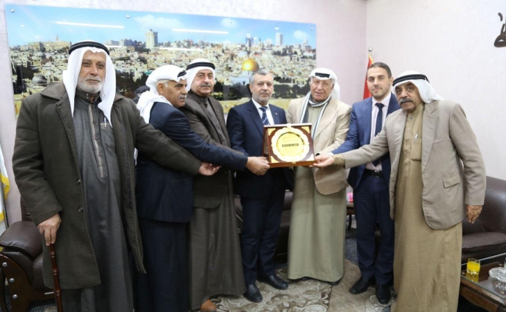  النائب العام يستقبل وفد الهيئة العليا لشئون العشائر
