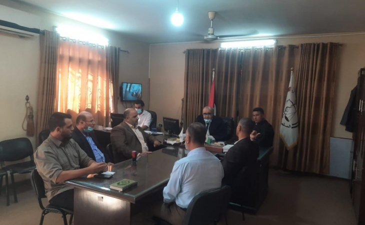 نيابة الشمال الكلية تعقد اجتماعاً مشترك مع محكمة صلح الشمال