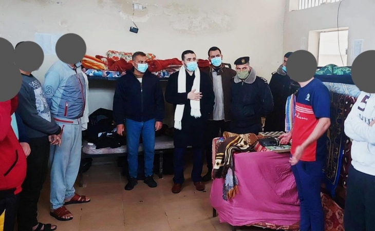 نيابة شمال غزة الكلية تُجري جولة تفتيشية على مركز تأهيل وإصلاح الشمال "أبو عبيدة"