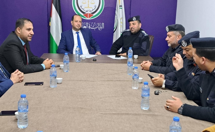 نيابة الوسطى الجزئية تستقبل وفداً من الشرطة القضائية في المحافظات الجنوبية