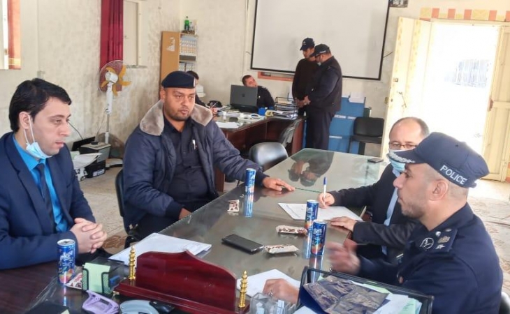 التفتيش القضائي وشرطة المرور بمحافظة غزة تؤكدان على حماية أمن المجتمع