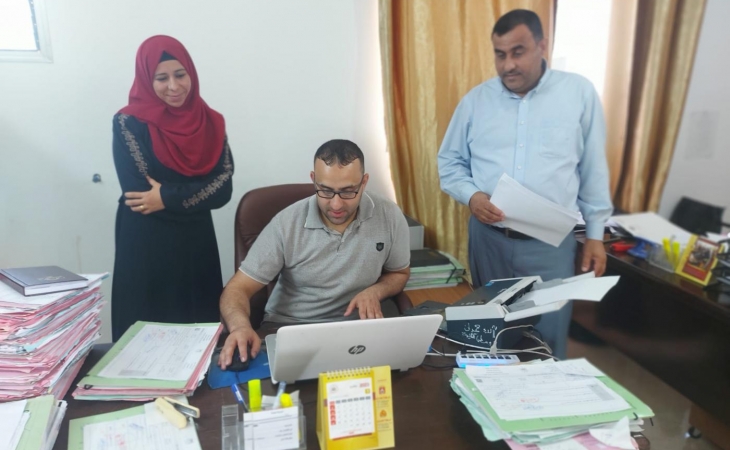 نيابة تنفيذ الأحكام الجزائية تواصل جولاتها التفتيشية على النيابات الكلية في محافظات غزة