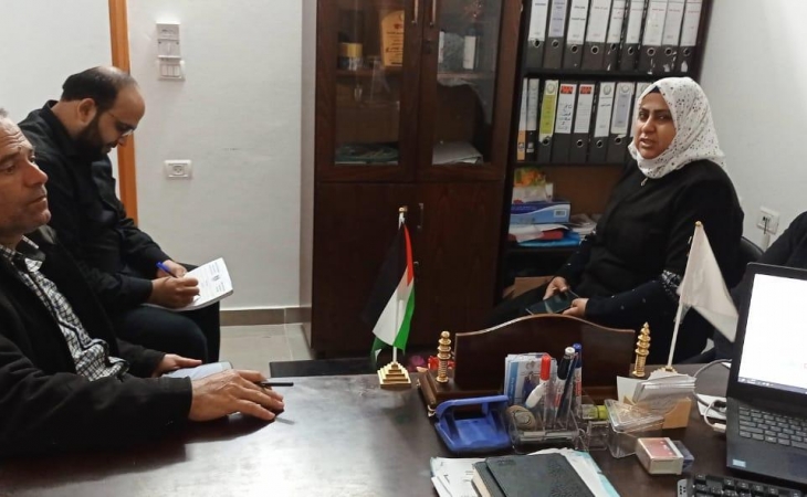 رئيسا قلم نيابتَا خانيونس الكلية والجزئية يعقدان الاجتماع الربعي الأول لمتابعة تكاملية سير العمل