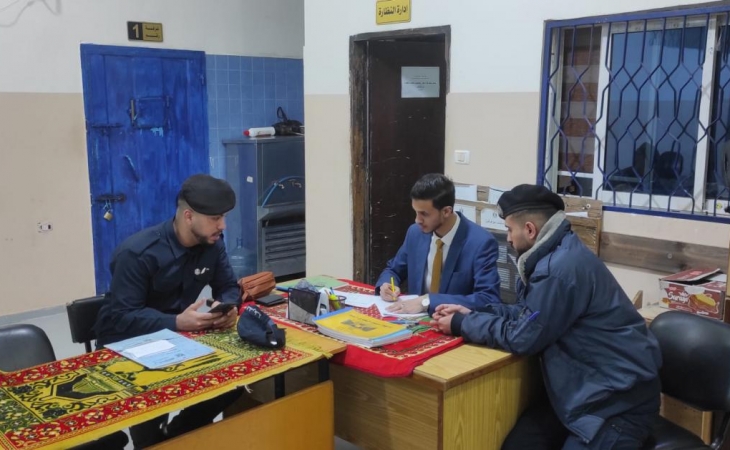 نيابة الوسطى الجزئية تُجري مناوبة على جميع المراكز الشرطية في المحافظة الوسطى في أول وثاني أيام عيد الفطر السعيد