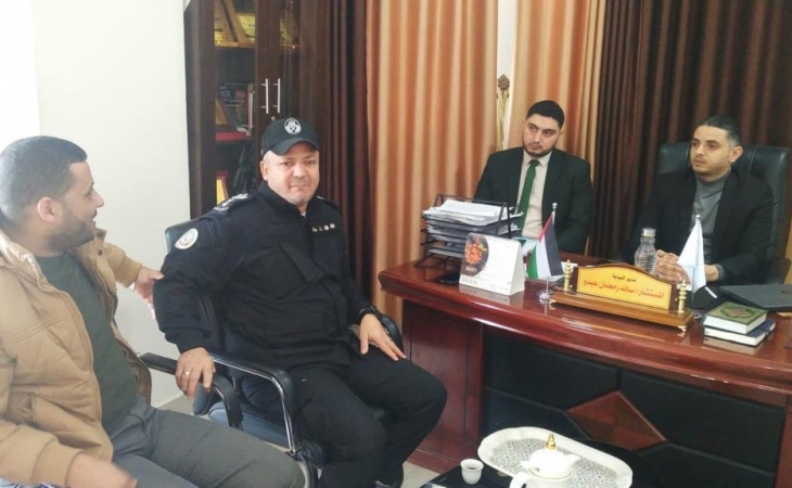 نيابة غزة الجزئية الأولى تؤكد على التنسيق الدائم مع جهاز الدفاع المدني