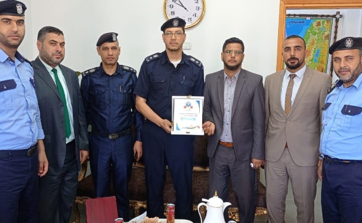  *نيابة خانيونس الجزئية تستقبل وفداً من قيادة مركز غرب خانيونس*