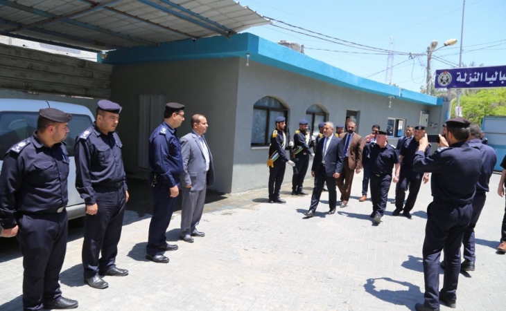خلال زيارة لمركز شرطة جباليا النزلة..النائب العام يؤكد على الدور التكاملي بين النيابة العامة وجهات إنفاذ القانون