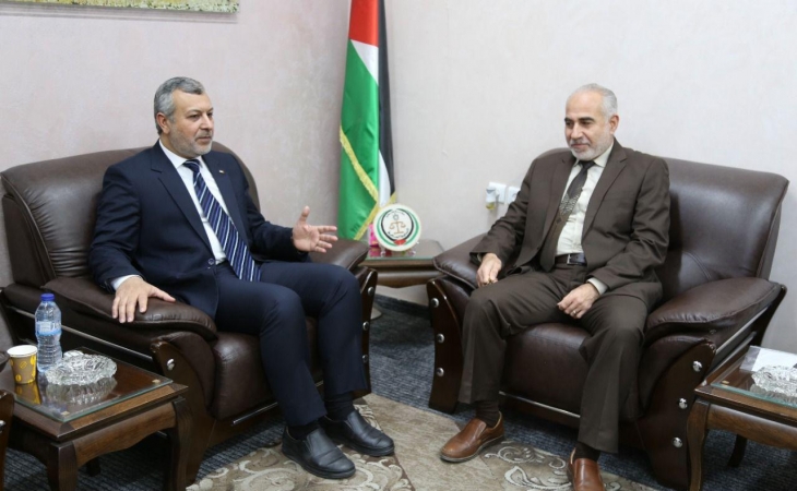  النائب العام يستقبل وفداً من رئاسة الجامعة الإسلامية بغزة