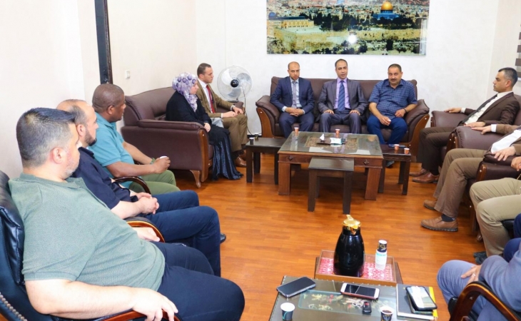 نيابة غزة الجزئية الثانية تعقد اجتماعا مع مدير عام المباحث العامة