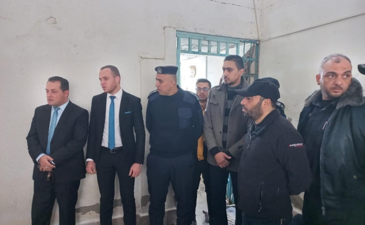 نيابة غزة الجزئية الثانية تُجري زيارة تفقدية لمركز شرطة الشاطئ