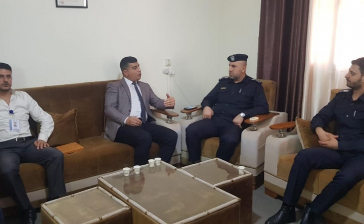 دائرة الشيكات بنيابة غزة الجزئية الثالثة تباشر زياراتها لمراكز شرطة محافظة غزة