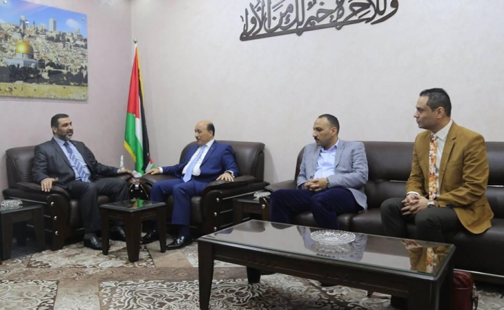 النائب العام يناقش مع وزير الأشغال العامة والإسكان د . مفيد الحساينة