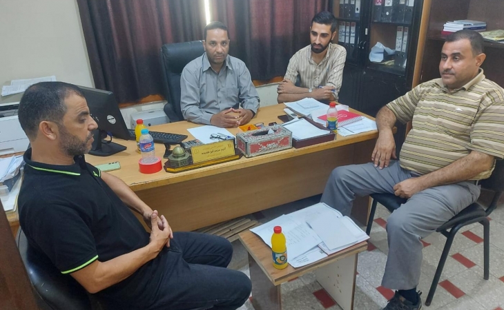 نيابة تنفيذ الأحكام الجزائية تعقد اجتماعاً مع محكمة صلح رفح ومحكمة بداية دير البلح