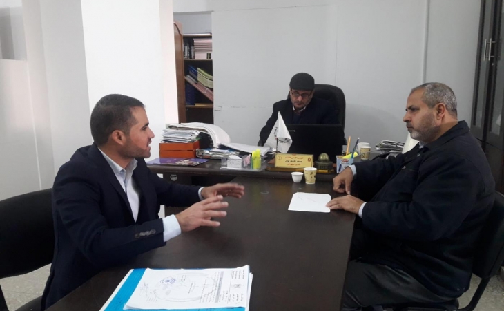 نيابة الوسطى الكلية ومحكمة بداية دير البلح تعقدان لقاءً مشتركاً
