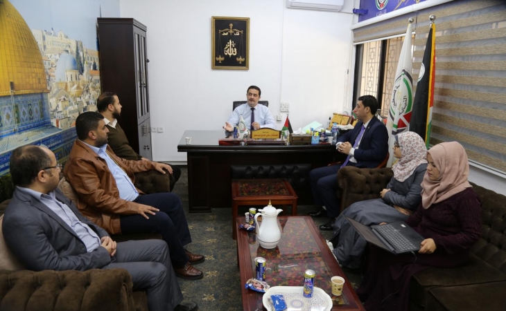 رئيس الإدارة العامة للتفتيش القضائي يعقد اجتماعه الأول بأعضاء وموظفي الإدارة