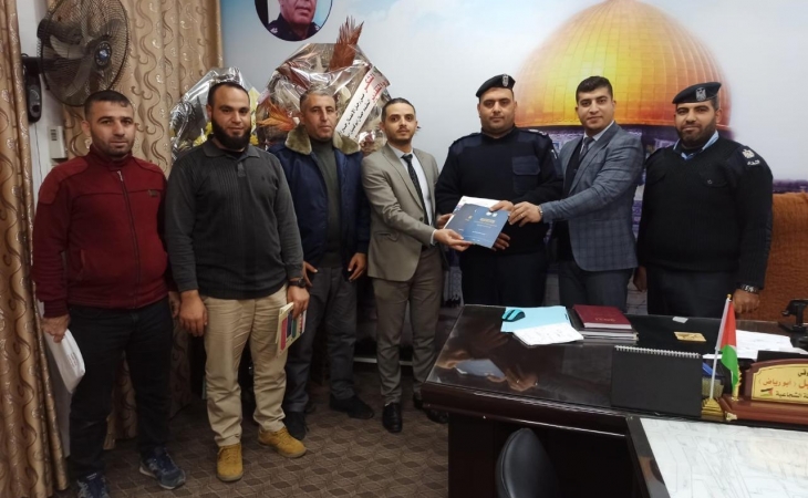 نيابة غزة الجزئية الأولى تُجري زيارة لمركز شرطة الشجاعية 