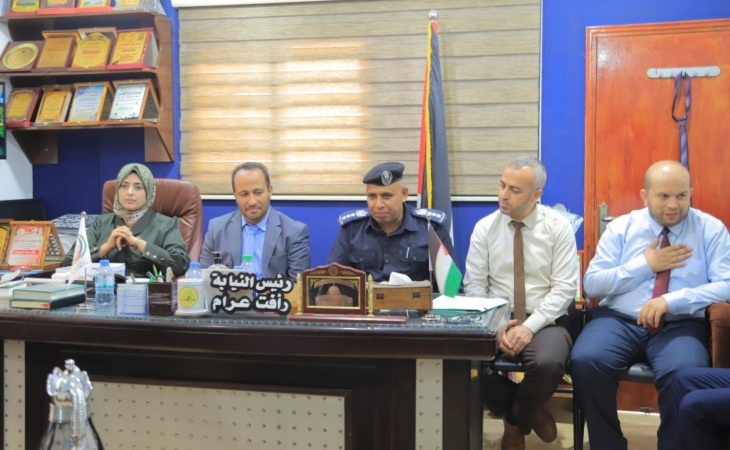 نيابة رفح الجزئية تستقبل قيادة شرطة محافظة رفح