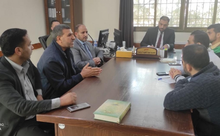 نيابة رفح الكلية ومحكمة صلح رفح تعقدان لقاءً مشتركاً